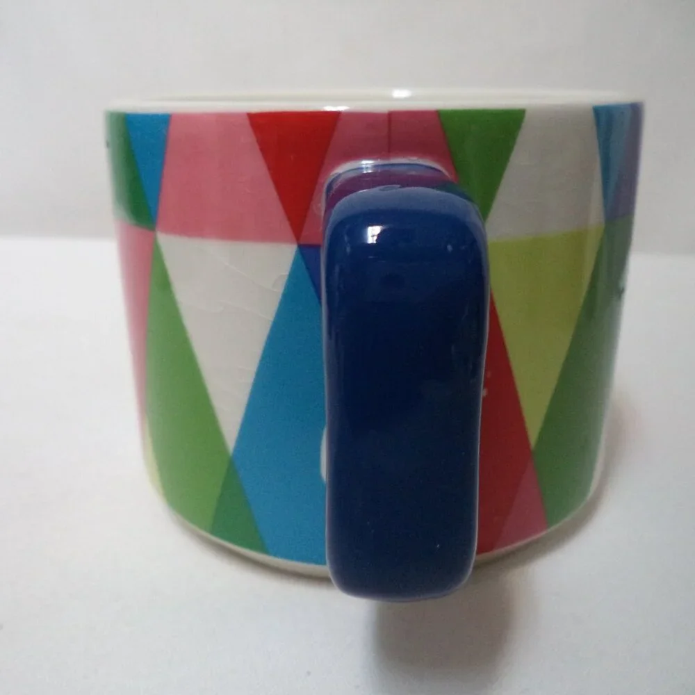 Target Mod Triangle Mug Cup Set 2 ceramic dish micro safe geometric pair